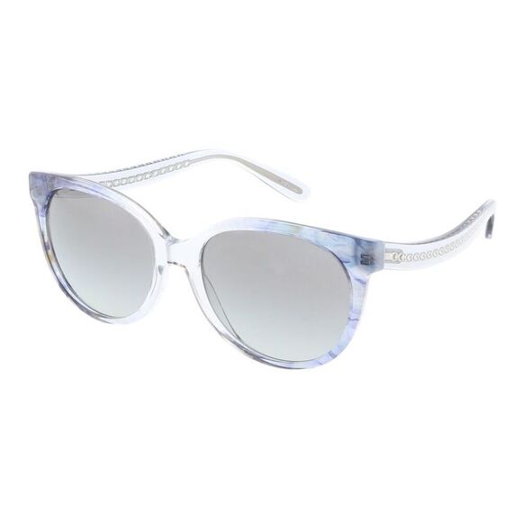 Coach 0HC8321 56553C55 Blue Ombre Full rim Round Sunglasses - Picture 1 of 4